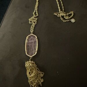 Kendra Scott Rayne Necklace in Amethyst